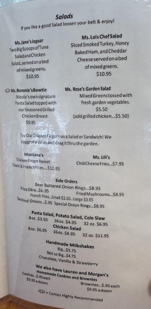Nicole's On The River Menu image 4